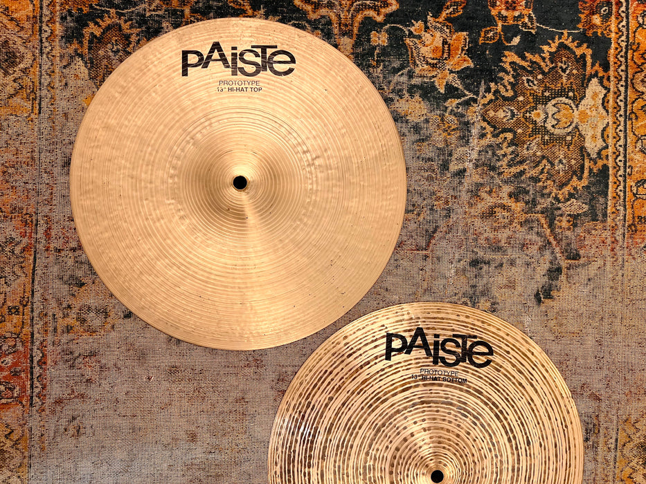 UNIQUE PROTOTYPE PAISTE MASTERS HIGH DEFINITION 13” Hihats 1168 1116 g CRISP COMPLEX