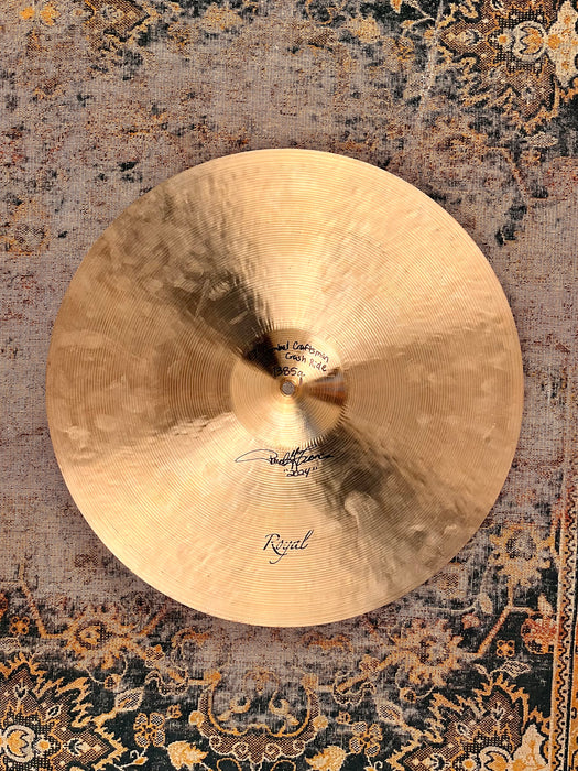 Paul Francis Custom Royal Cymbals CRASH RIDE 17” 1385 g Shimmering Clean Look and Tone PERFECT