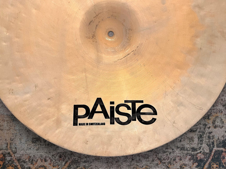 1st Yr PAISTE MASTERS TWENTY DARK DRY RIDE 21” 2795 g Hard to Find Don’t Pay $710! Dry Complex!