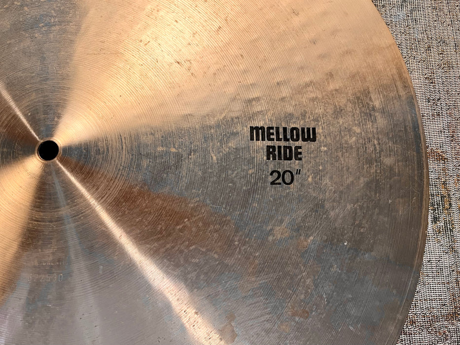 RARE Vintage Paiste SOUND CREATION 20” MELLOW Ride 2480 g Almost FLAT Clean! Controlled!
