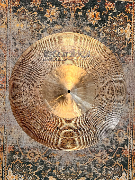 RARE DARK SMOKY ISTANBUL MEHMET 60th ANNIVERSARY RIDE 22" Sizzle 2295 g 1/2 LATHE