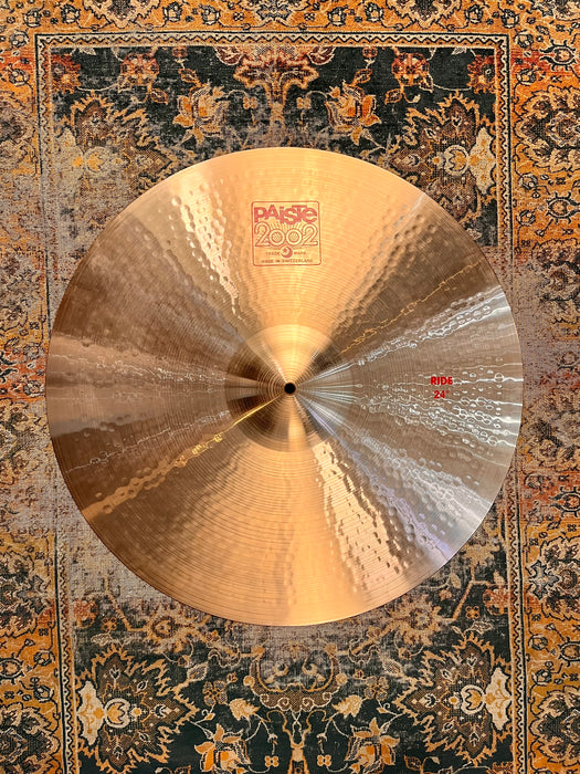 PAISTE 24” 2002 Ride 3888 g 2 FOOT GOLIATH CLASSIC Tone! Don’t Pay $650!! Clean!