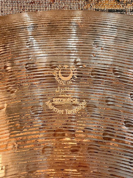 Rare ULTRA DARK MASSIVE ISTANBUL Mehmet 24” Ride Dark Crash 2897 g MC Jazz PERFECT!