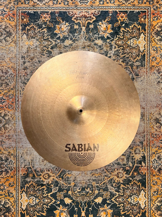 EARLY Vintage SABIAN HH Hand Hammered 21” Heavy Ride 3298 g CANADIAN K Dark Defined