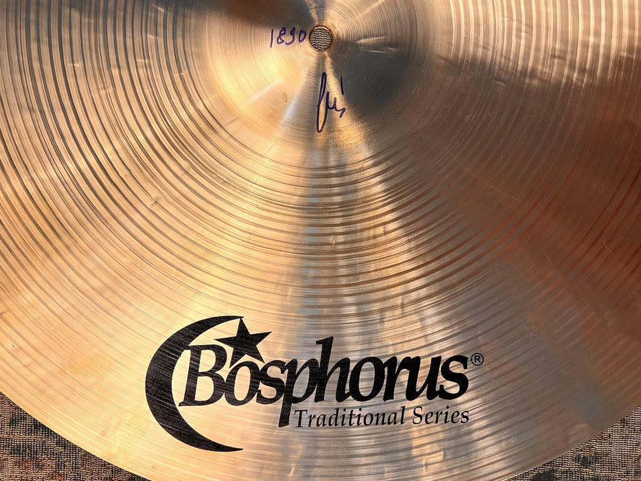 Complex LIGHT AIRY Bosphorus TRADITIONAL THIN Ride 21” ONLY 1890 g Responsive