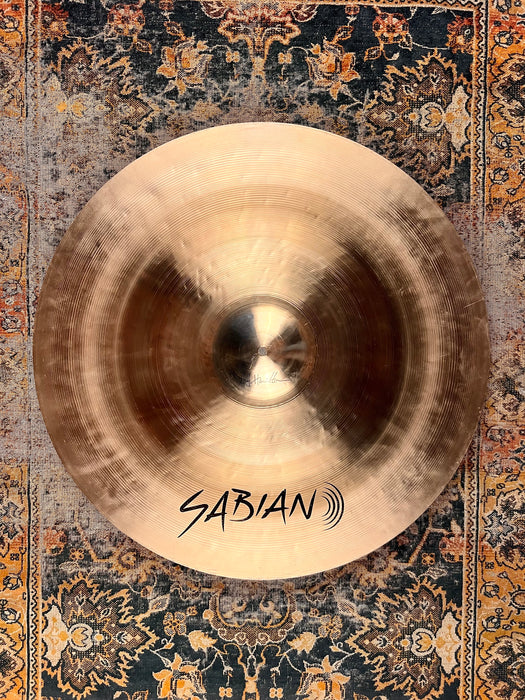 Sabian Crescent HH Hammertone Ride 22” 2513 g Jeff Hamilton LIGHT SMOOTH MINT Don’t Pay $700