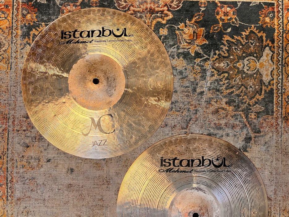 RARE Dark Complex Quick ISTANBUL MEHMET 13" MC JAZZ Hihats 828 1034 g Perfect! Responsive