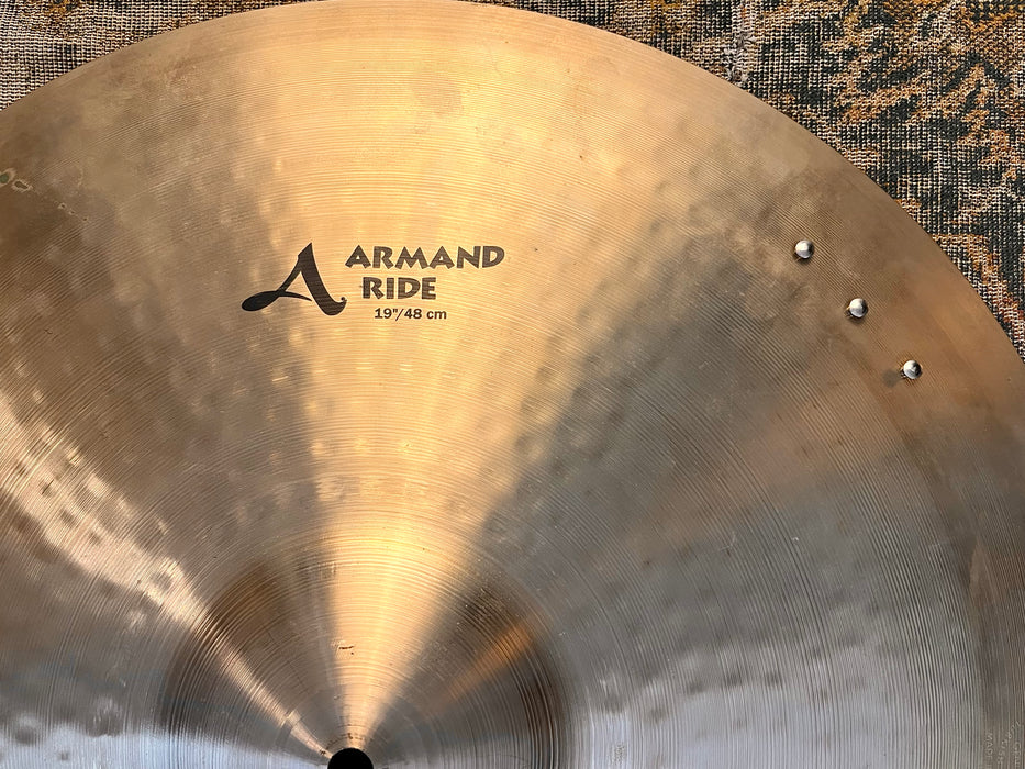 Zildjian Armand BEAUTIFUL BABY 19” Sizzle Ride EARLY 1828 g SMOOTH MELLOW!  Crashes! Why Pay $480