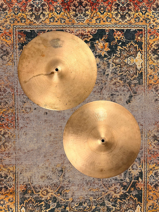 1960s Vintage Zildjian 14” Hihats 816 898 g RINGO Light Whipsy Classic 60s TONE! Complex!