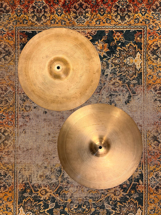 Glorious THIN 1960s Vintage Zildjian 15” Hihats 996 1192 g LIGHT DRY RINGO