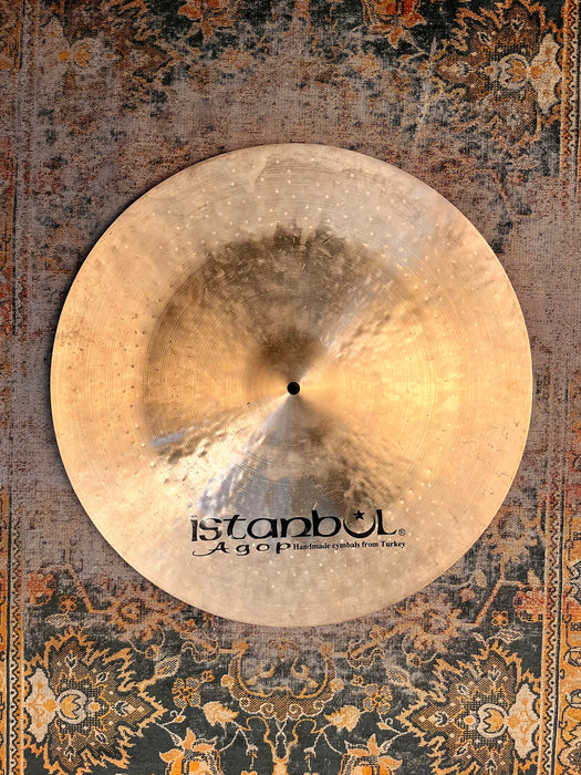 ISTANBUL AGOP China 20” TRADITIONAL Paper Thin ONLY 1267 g Very WIDE LIP Complex! Swish