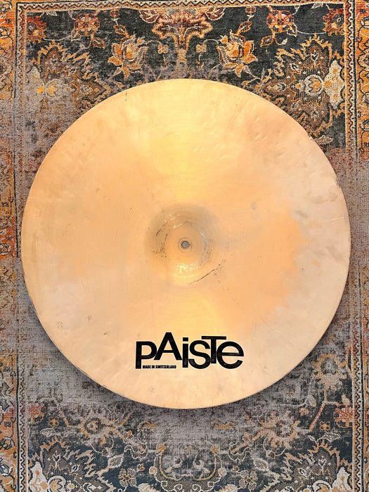 1st Yr PAISTE MASTERS TWENTY DARK DRY RIDE 21” 2795 g Hard to Find Don’t Pay $710! Dry Complex!