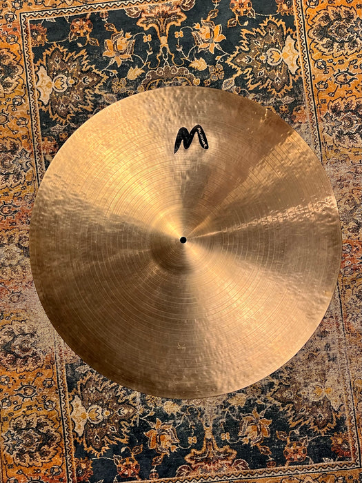 GLORIOUS GLOWING MASSIVE Masterwork Paper Thin Jazz Master Crash Ride 26” 3184 g