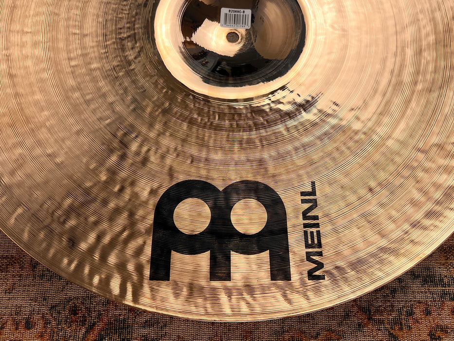 Meinl BYZANCE 20” Heavy Hammered Crash BRILLIANT 2158 g PERFECT! Dark FULL w Shimmer Don't spend $460 To Guess