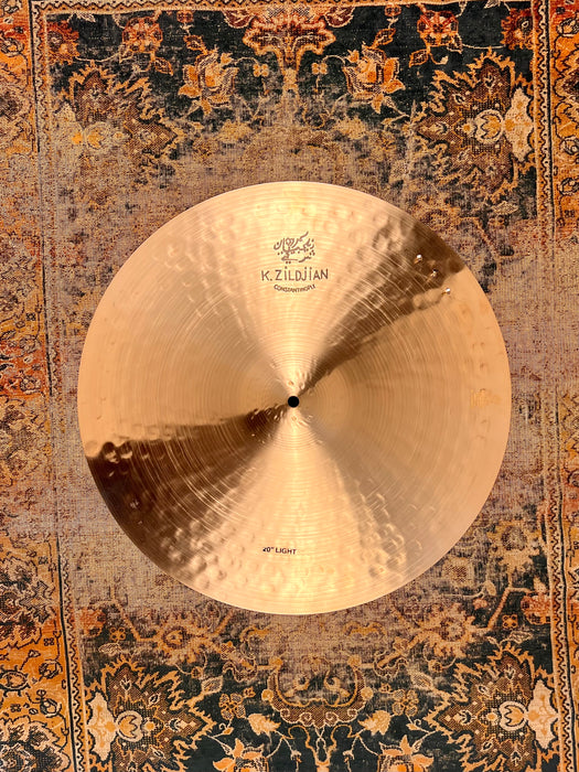 Zildjian K CONSTANTINOPLE LIGHT RIDE SIZZLE 20” LIMITED EDITION ONLY 1820 g IMMACULATE