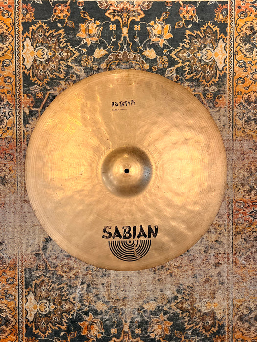 Unique Sabian ORIGINAL VAULT TOUR PROTOTYPE HHX 22” 3172 g Dark & Low! SOLID BELL! HH