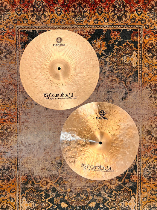 Istanbul AGOP MANTRA 15” Hihats 990 1170 g COMPLEX Light 15s”! Harder To Find! Perfect!