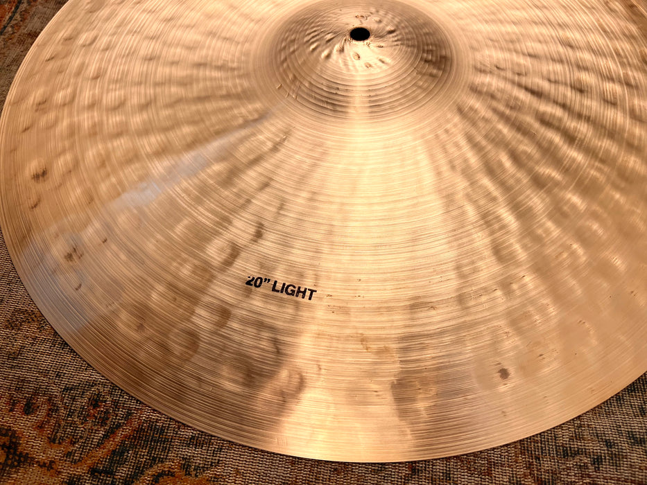 Zildjian K CONSTANTINOPLE LIGHT RIDE SIZZLE 20” LIMITED EDITION ONLY 1820 g IMMACULATE