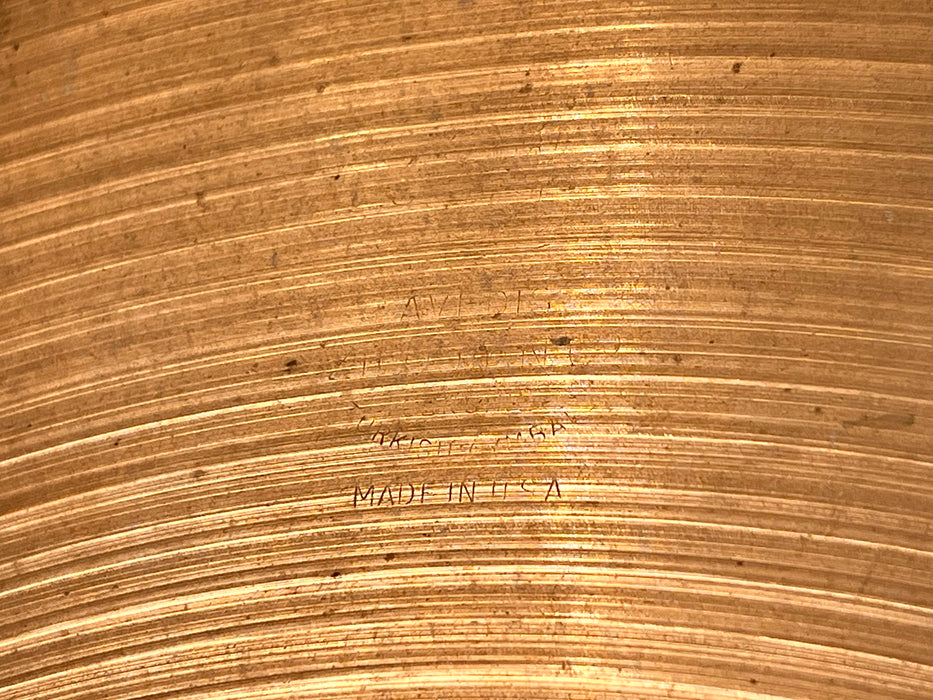 Rare Thin HUGE Vintage 1970s Zildjian Crash 22” ONLY 2384 g LIGHT RIDE or THIN CRASH RIDE! Amazing!