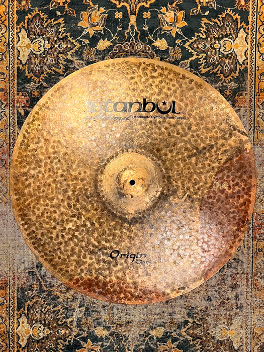 MASSIVE BENDABLE DARK TURK Istanbul Mehmet Origin Dark 24” Ride 2952 g MINT