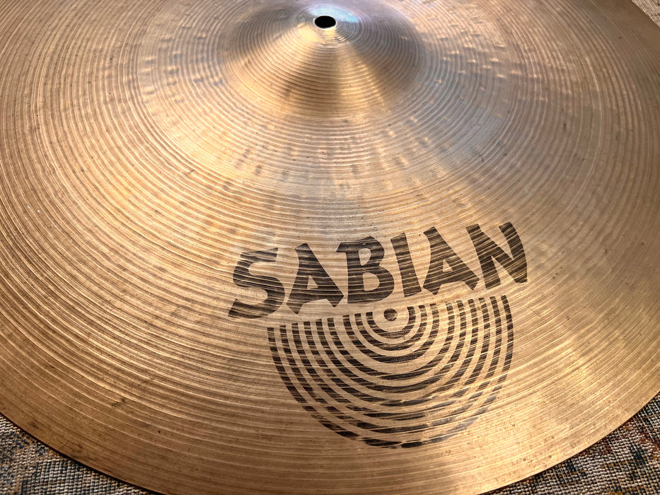 EARLY Vintage SABIAN HH Hand Hammered 21” Heavy Ride 3298 g CANADIAN K Dark Defined