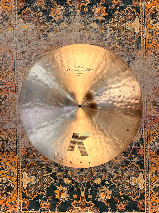 “HOLD 4 PETER ERSKINE” # 6 BILL STEWART Zildjian K Custom DRY COMPLEX Ride 22” 2288 g Medium Thin! CLEAN!
