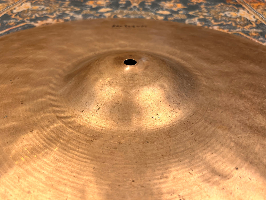 Unique Sabian ORIGINAL VAULT TOUR PROTOTYPE HHX 22” 3172 g Dark & Low! SOLID BELL! HH