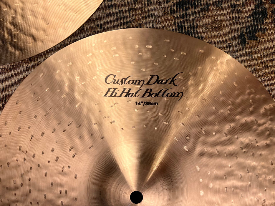 IMMACULATE In BAG Zildjian K CUSTOM DARK 14” Hihats 993 1270 g Don’t pay $630
