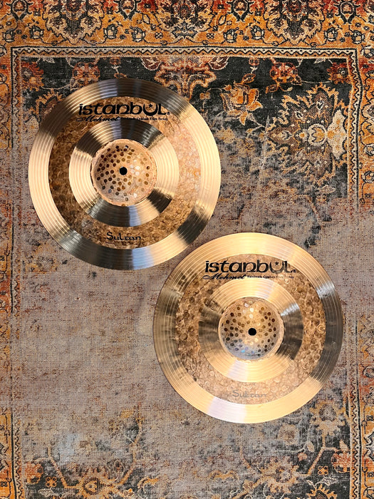 Rare Crisp ISTANBUL Mehmet SULTAN Hihats 13” 867 1046 g PERFECT! TIGHT But Dark! Hand Hammered!