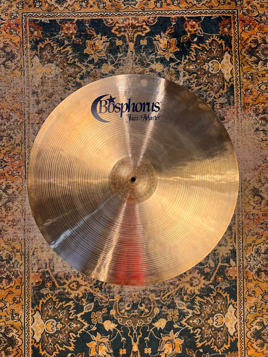 Rare VERY LIGHT COMPLEX Bosphorus JAZZ MASTER 23” Ride Crash 2330 g MINT