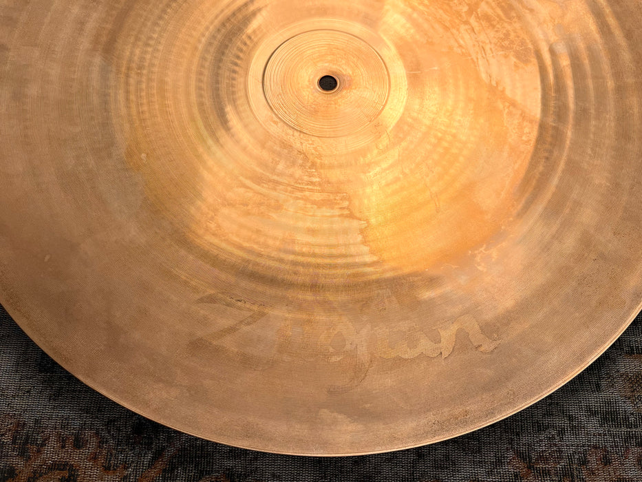 Discontinued THIN Ultra Smooth GLASSY Zildjian 20” A CUSTOM FLAT RIDE 2196 g SUPER CLEAN!