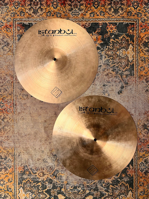 ISTANBUL AGOP 16” TRADITIONAL Hihats 1156 1411 g ULTRA WARM & DARK! Stunning! Clean!