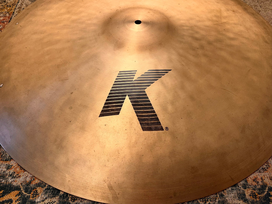 RARE Zildjian BILL STEWART 24” K CUSTOM DRY COMPLEX Ride 2924 g AMAZING! Collectible!