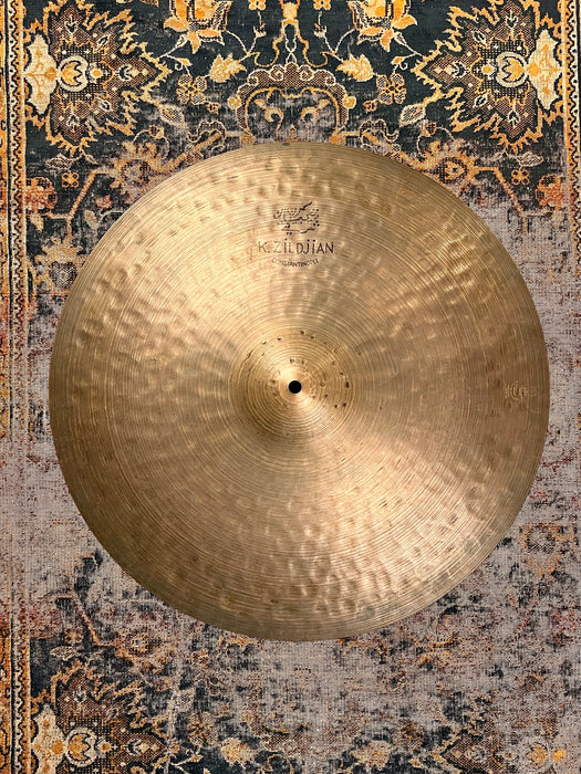 23 YR OLD DRY ORIGINAL Zildjian K CONSTANTINOPLE Medium Ride 20” 2124 g