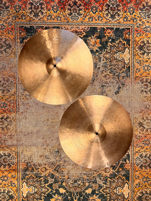 Light Complex Bosphorus 1600 Hihats 15” 1010 1214 g IMMACULATE Blue Hue! AIRY Tone! RARE