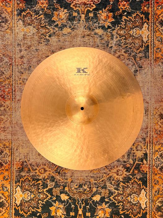 Zildjian KEROPE 20” Ride Crash 2114 g EARLY ONE! Smooth CLEAN Amazing! The ORIGINAL