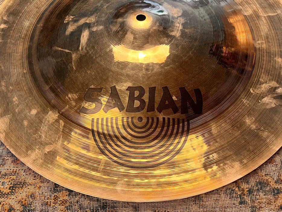 Super MELLOW Sabian BRILLIANT AAX  China 18” Pang like 1164 g Lower Pitched! NOT $350!