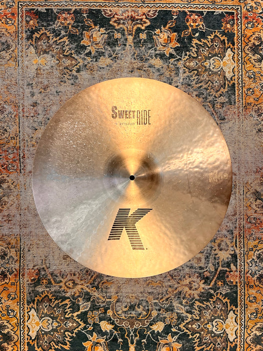 Zildjian K Sweet Ride 21” 2362 g DARK! Smooth CRASHABLE! Versatile! Don’t PAY $525?