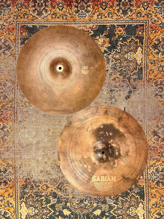 Sabian 16” Apollo Hihats 1226 1414 g MASSIVE DRY 16s”! PERFECT! Don’t Spend $600 On A Guess! AA
