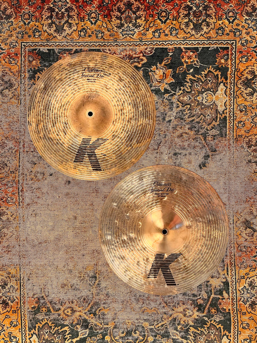 Zildjian K Custom SPECIAL DRY Hihats 14” 968 1336 g PERFECT Condition! CRISP! Dont Pay $600!