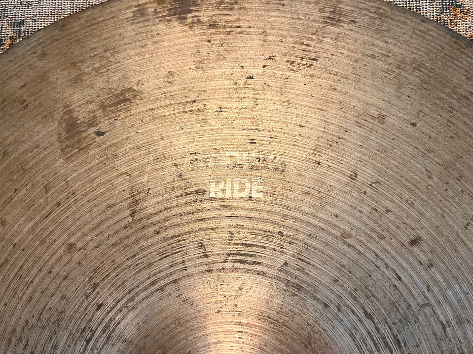 RARE Vintage Zildjian 16” FACTORY STAMPED MEDIUM RIDE 1150 g Tight Controlled SEMI-DRY Responsive!