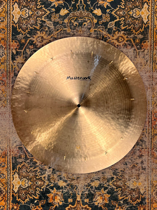 ALL 18 RIVETS Masterwork Jazz Master SWISH KNOCKER 22” China 1750 g