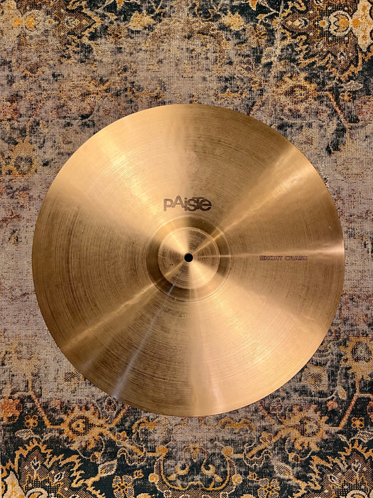 VERY RARE Vintage Paiste SOUND CREATION 18” SHORT CRASH 1617 g Unique Bell CLEAN