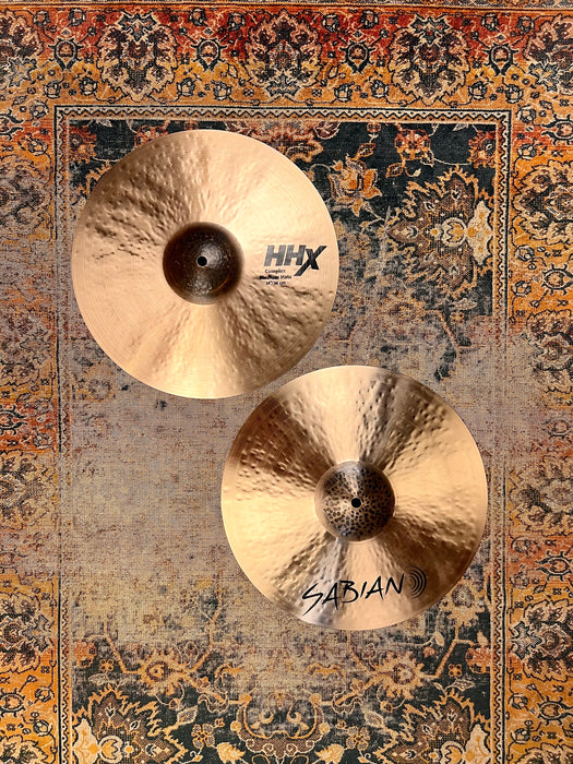 Immaculate SABIAN HHX Medium 14” Hihats 1040 1310 g Why Pay $670??!!!