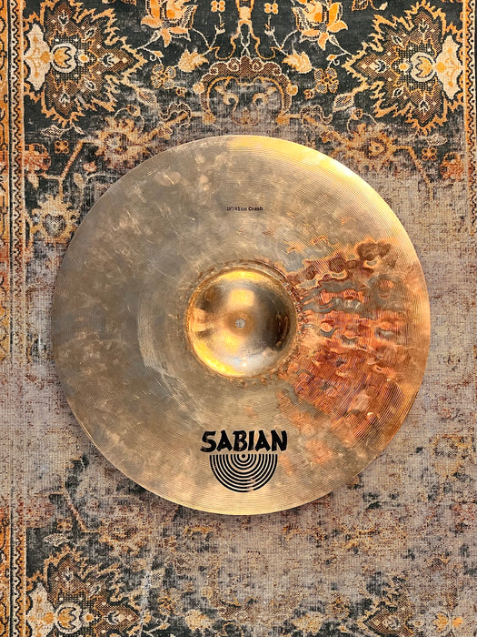 ULTRA DARK Brilliant Sabian Early ARTISAN 18” Crash 1414 g CLEAN! Low Profile! Don’t Pay $600!
