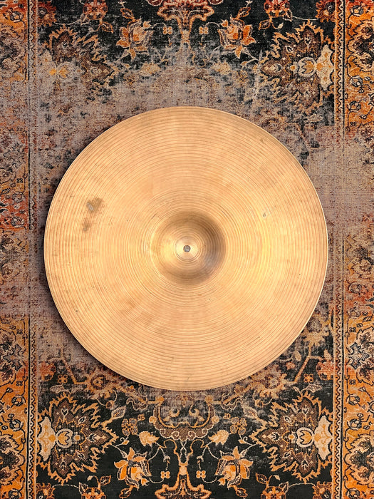 Rare Thin Big Vintage 1960s Zildjian Crash 20” ONLY 1836 g LIGHT RIDE or THIN CRASH RIDE! Amazing!