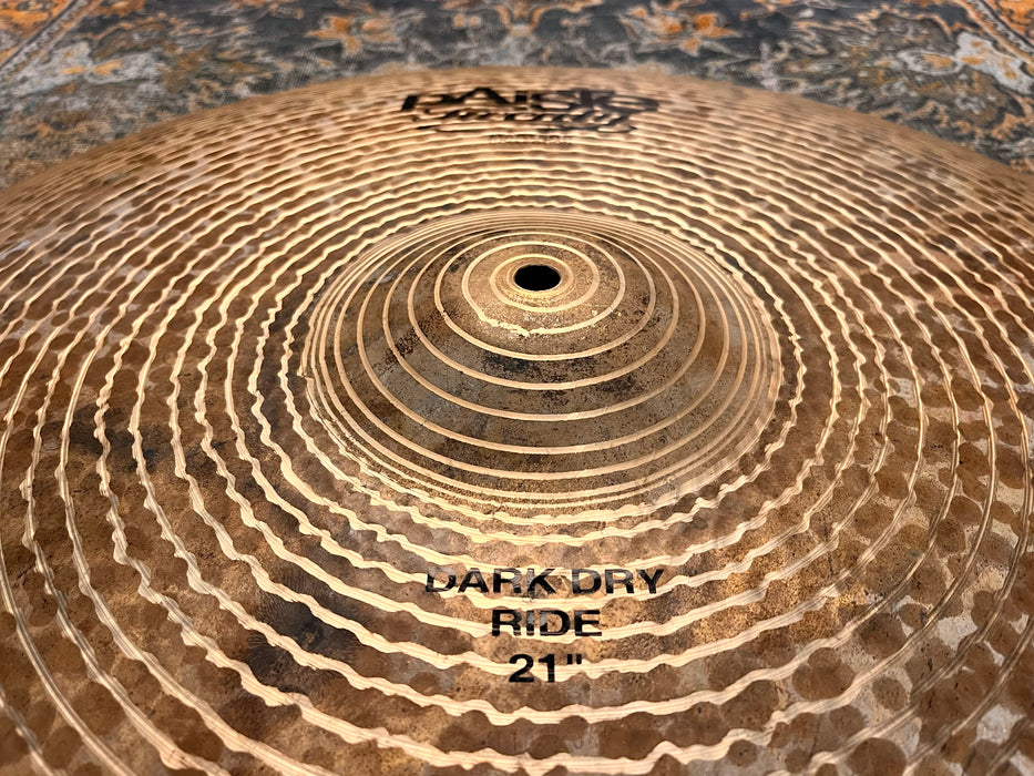 1st Yr PAISTE MASTERS TWENTY DARK DRY RIDE 21” 2795 g Hard to Find Don’t Pay $710! Dry Complex!