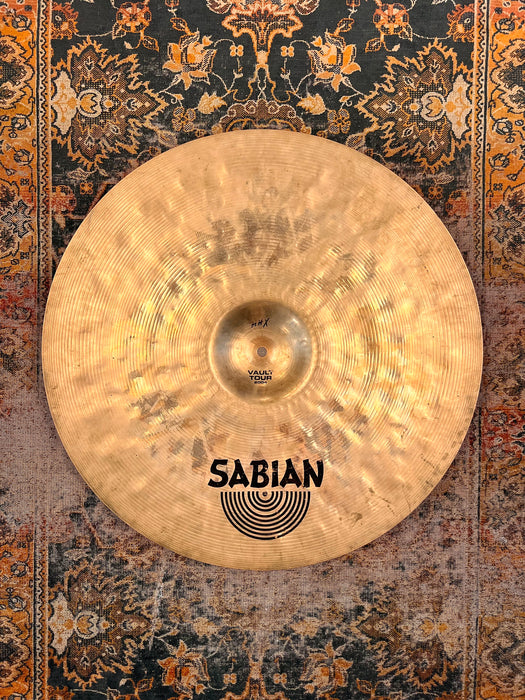 Unique Sabian ORIGINAL VAULT TOUR PROTOTYPE HHX 22” 3172 g Dark & Low! SOLID BELL! HH