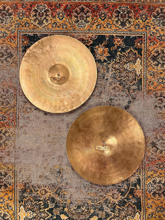 VINTAGE Zildjian ISTANBUL K HIHATS 14” 934 954 g THIN DRY COMPLEX!! Hand hammered! Incredible!