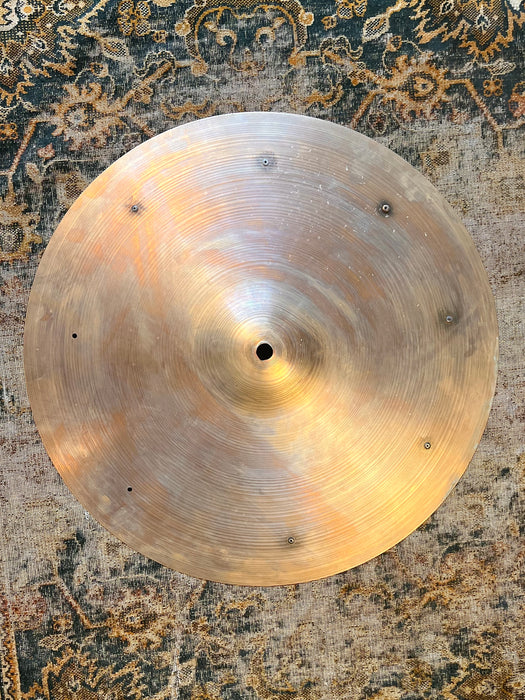 Light Complex 1960s Vintage Light SIZZLE Crash Ride 18” 1413 g Semi-Dry Dark